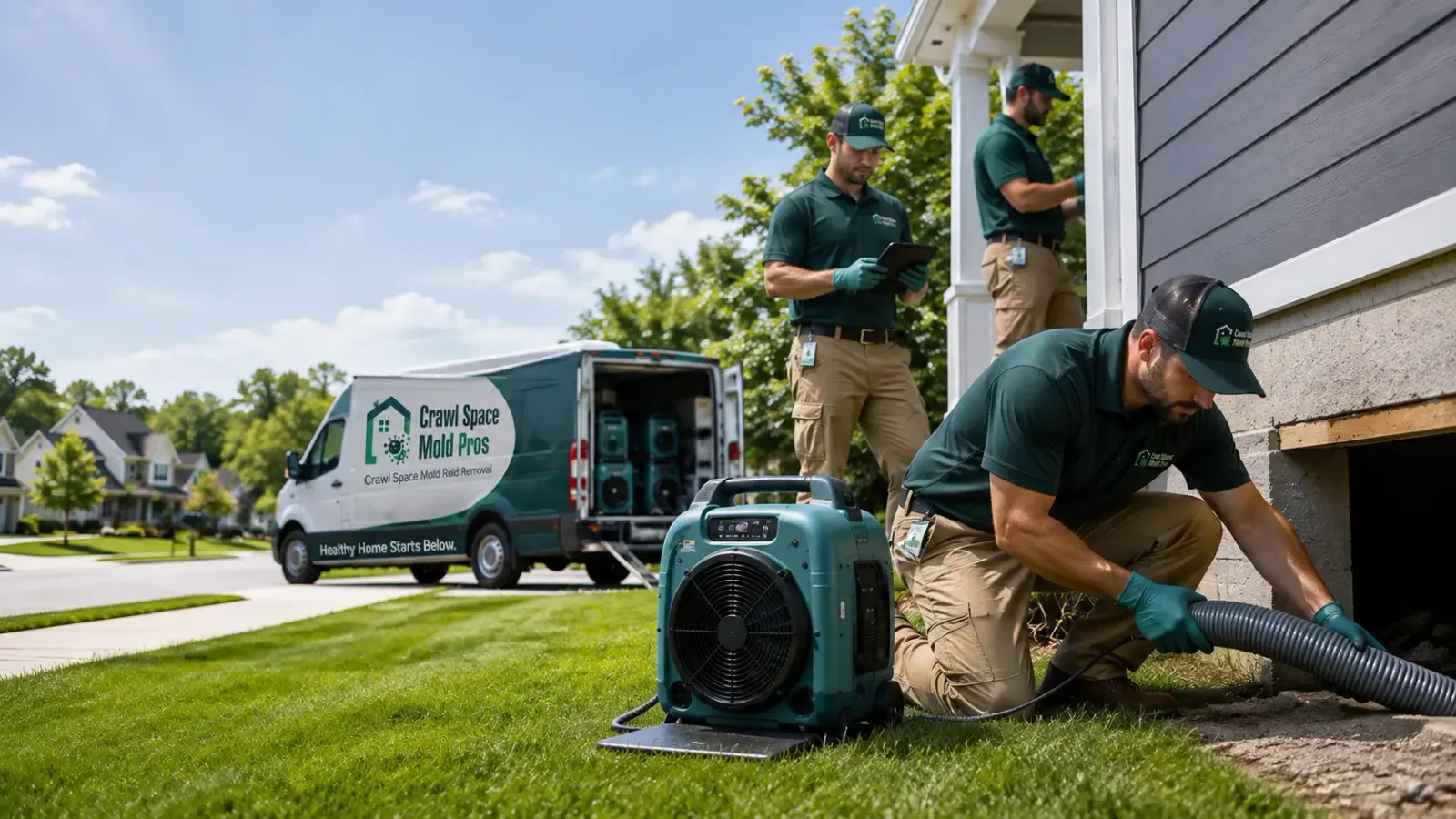 Crawl Space Mold Removal in Ephrata, WA